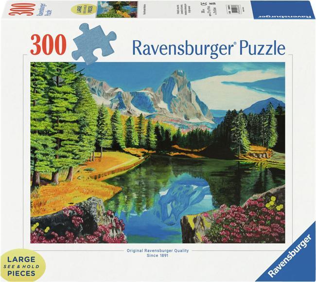 Actual product image Ravensburger Puzzle Rocky Mountain Reflections, 300 pieces. (300 pieces)