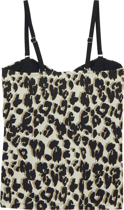 Actual product image Regatta Womens/Ladies Aceana III Leopard Print Tankini Top (42 D)