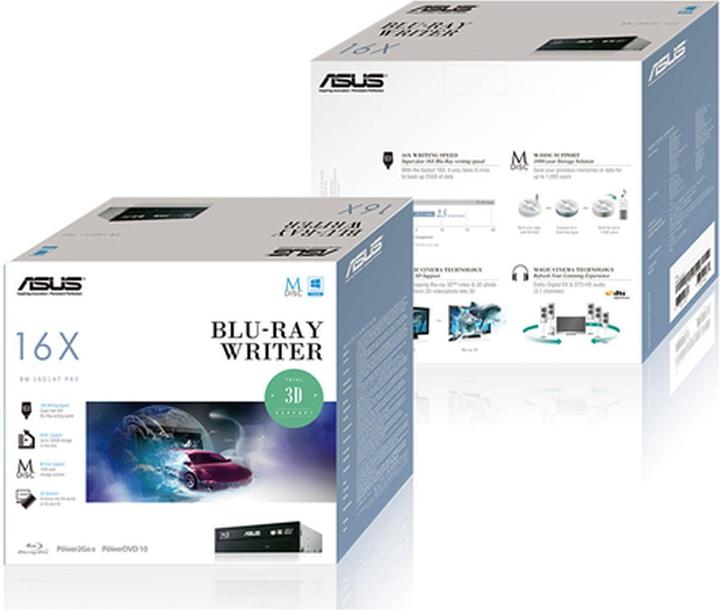Image du produit ASUS Bw-16d1ht/G (Graveur de DVD, Graveur Blu-ray, Graveur de CD)