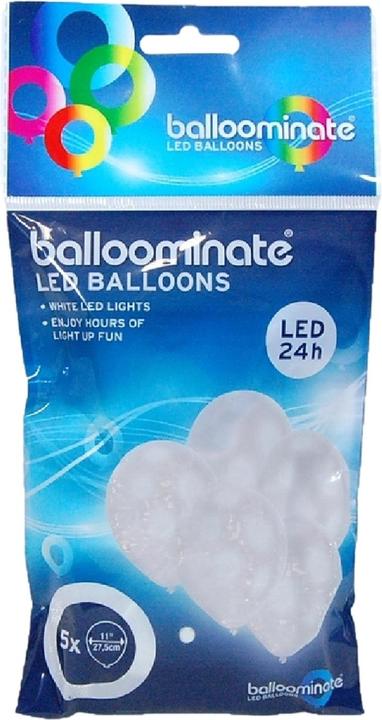 Immagine prodotto Amscan 5 palloncini LED bianchi