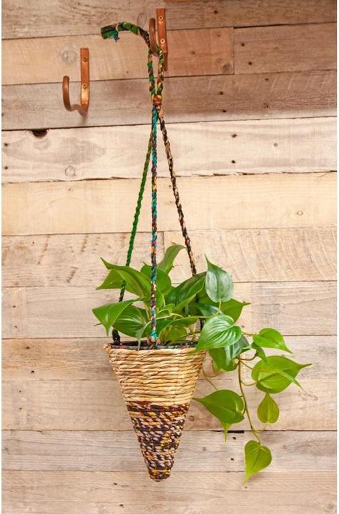 Image du produit Ambiance Technology Artisan Pflanzenkorb konisch klein assortiert, 22 x 16 cm (16 cm)