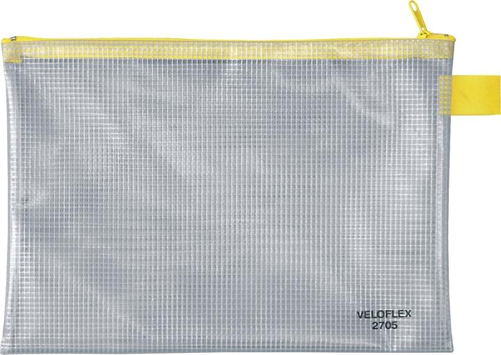 Immagine prodotto Veloflex Tasca con zip DIN A5 Pellicola in PVC trasparente (A5, 1 x)