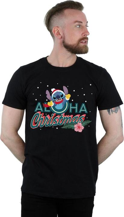 Produktbild Disney Lilo And Stitch Aloha Christmas TShirt (XL)