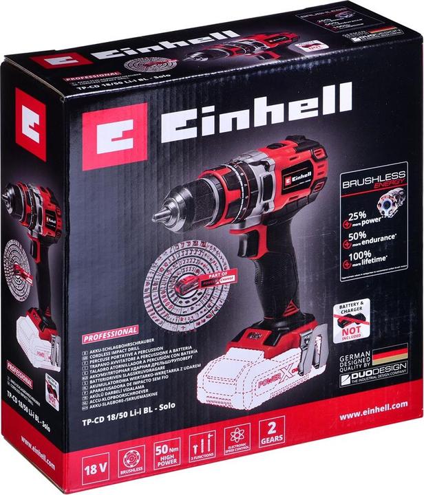 Actual product image Einhell TP-CD 18/50 Li-i BL Solo (Rechargeable battery operated)