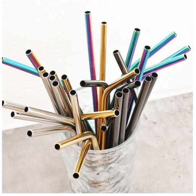 Immagine prodotto MU Style Cannuccia in acciaio inox serie Cocktail (set da 11) (11 x)