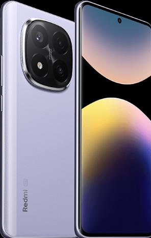 Actual product image Xiaomi Redmi Note 14 Pro+ 5G (256 GB, Lavender Purple, 6.67", Dual SIM, 200 Mpx, 5G)