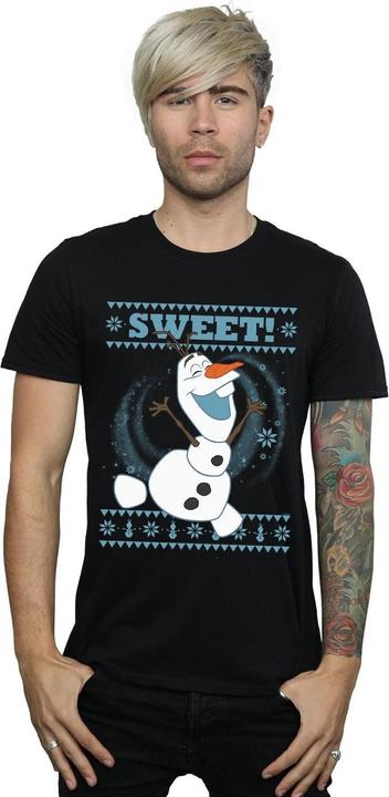 Immagine prodotto Disney Frozen Olaf Sweet Christmas Maglietta Uomo (XL)