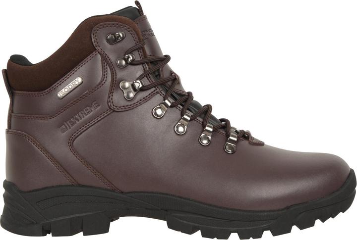 Actual product image Mountain Warehouse Mens Latitude II Extreme Leather Waterproof Walking Boots (41.5)