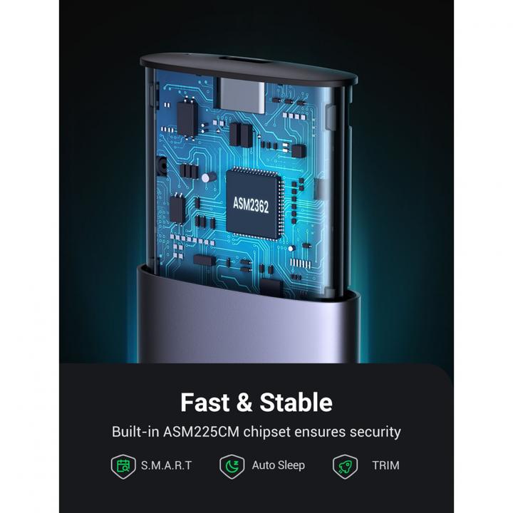Produktbild Ugreen SSD Enclosure (M.2 2230, M.2 2242, M.2 2260, M.2 2280)