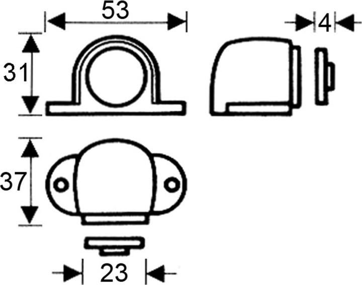 Image du produit Werkstarck Support de porte magnétique (1 pièce(s))