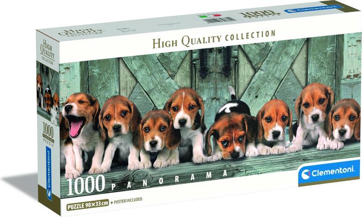 Actual product image Clementoni Puzzle 1000 Panorama Beagles (1000 pieces)