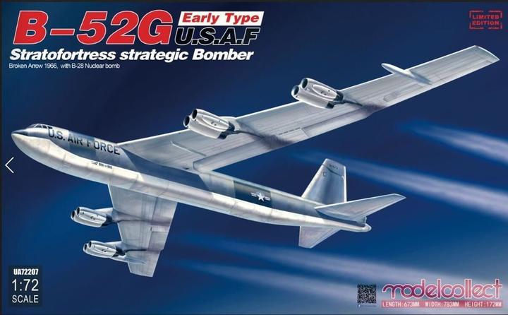 Immagine prodotto Modelcollect B-52G bombardiere strategico U.S.A.F stratofortress di primo tipo Broken Arrow1966 con B-28