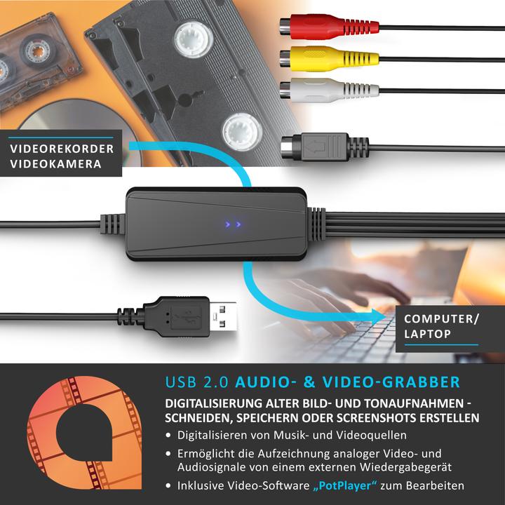 Immagine prodotto Aplic USB Videograbber (Analogico -> Digitale)