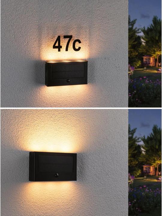 Produktbild Paulmann Solar Hausnummernleuchte (18 lm, IP44)