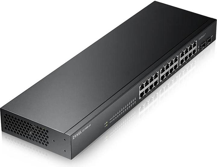 Actual product image Zyxel Switch 24x GE GS1900-24 V2 (26 Ports)