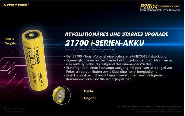 Actual product image Nitecore P20iX - 4000 lumen (14 cm, 4000 lm)
