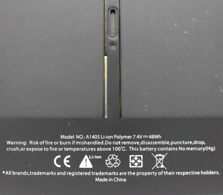 Image du produit AccuCell Batterie MacBook Air 13 (4 cellules, 5200 mAh)