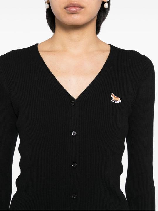 Image du produit Maison Kitsune Bébé Fox Patch Fine Ribbed Cardigan (L)