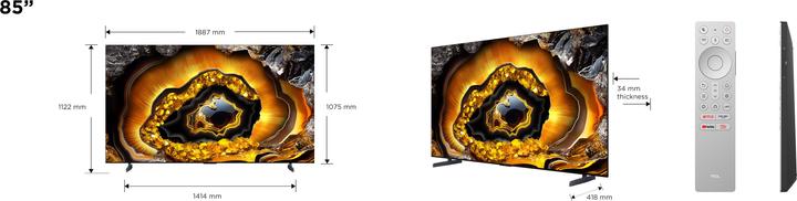 Actual product image TCL 85X955 (85", Mini-LED, LED, 4K, 2023)