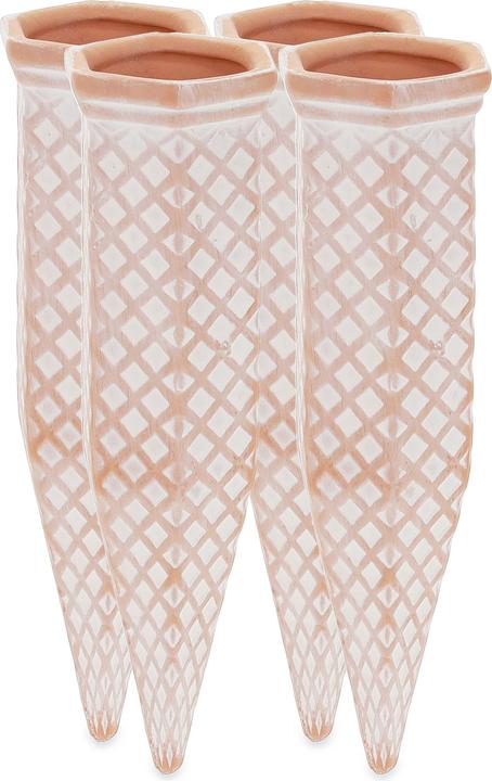 Actual product image Relaxdays 4x clay cone (Clay cone)