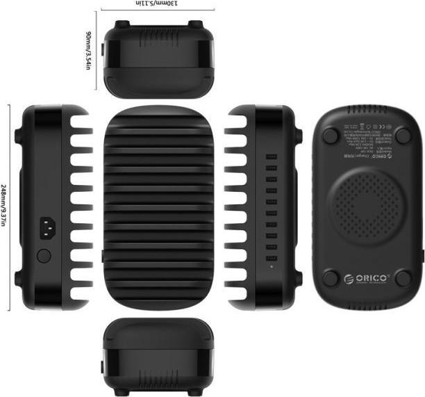 Produktbild Orico DUK-10P 10-Port USB-Ladestation (120 W)