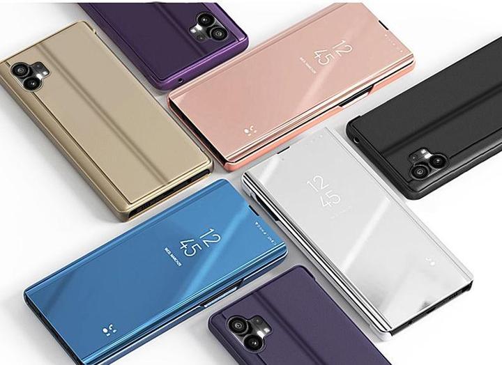 Actual product image Hurtel Clear View Case case for Nothing Phone 1 flip case black (Nothing Phone (1))