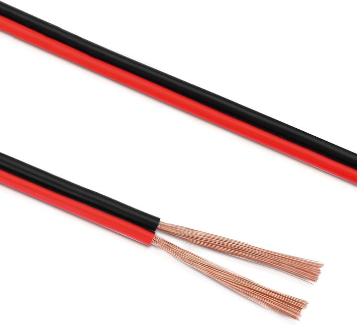 Delock sonero speaker cable, 2x4.0mm², CCA, red, black, 10m ring *RoHS compliant*. (10 m, 4 mm²)