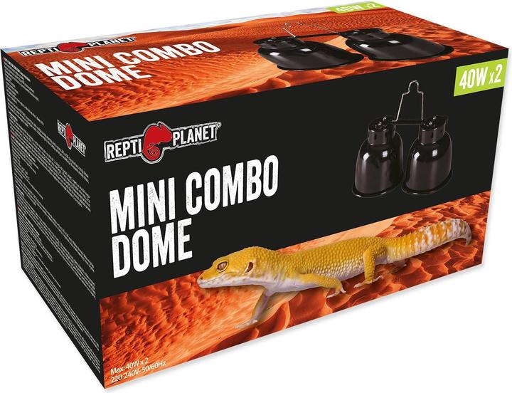 Image du produit Repti Planet Lampe à réflecteur Mini Combo Dome 2 x 40 W (UVB, UVA)