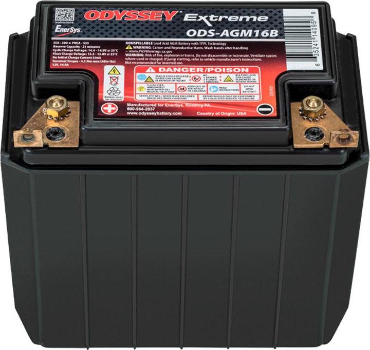 Produktbild EnerSys PC535 Odyssey Motorradbatterie (12 V, 14 Ah, 200 A)