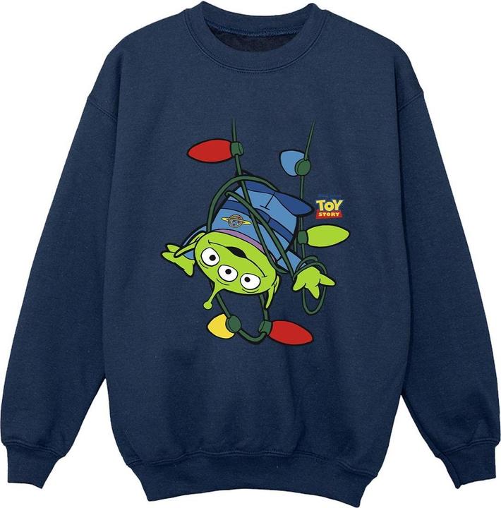 Disney Toy Story Christmas Lights Aliens Sweatshirt Jungen