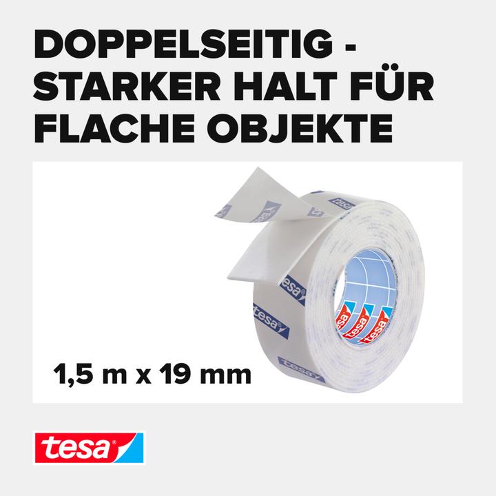 Produktbild tesa Powerbond doppelseitiges Montageband für Fliesen & Metall (19 mm)