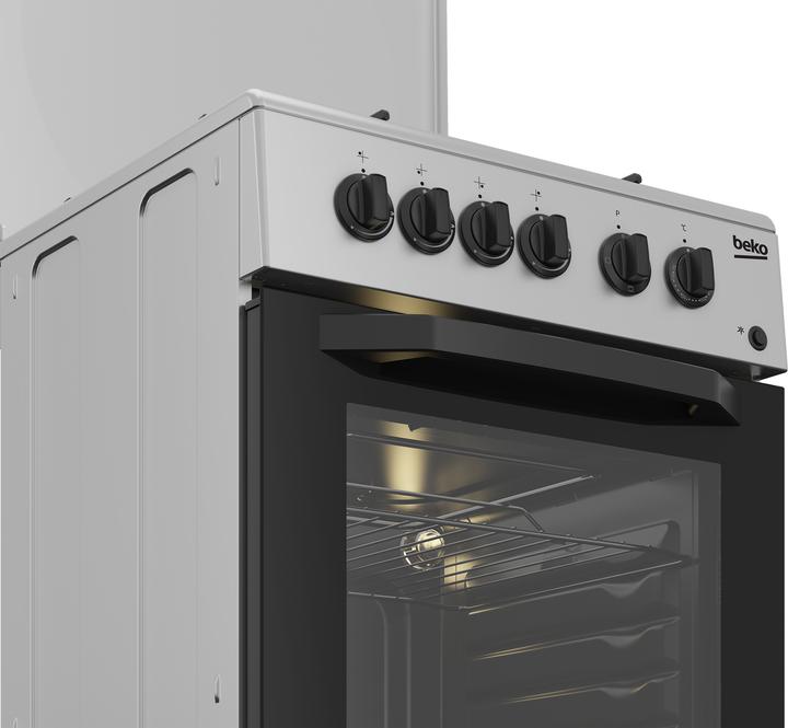 Produktbild Beko CSS42014FS Gasherd Schwarz, Silber A