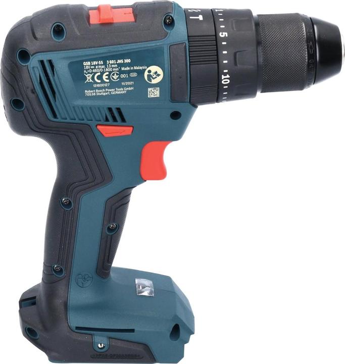 Productafbeelding Bosch Professional Bosch GSB 18V-55 Professionele Accu Klopboormachine 18 V 55 Nm borstelloos + 1x ProCORE Accu 4.0 Ah (Oplaadbare batterij)