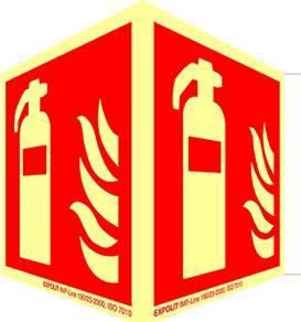Actual product image Werkstarck Photoluminescent fire protection symbols