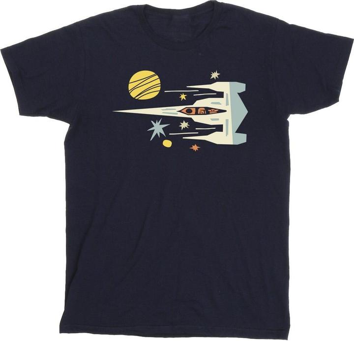 Produktbild Star Wars The Mandalorian Cutout Ship TShirt (XXL)