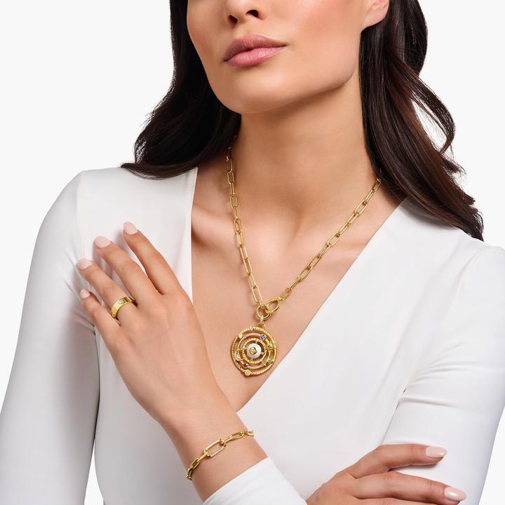 Image du produit Thomas Sabo Chaîne à maillons (Or jaune 750 plaqué or, Argent sterling 925, 47 cm)