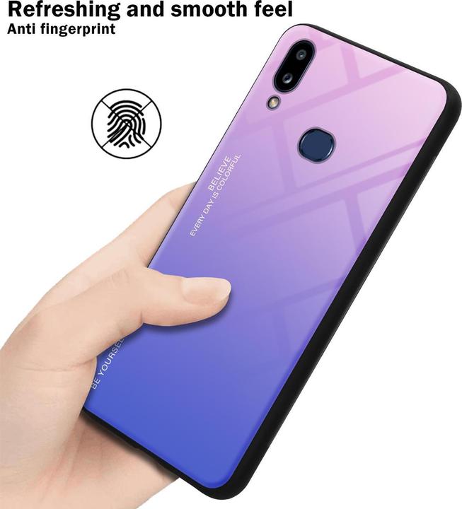 Produktbild Cadorabo TPU 2 Farben Glas Cover (Samsung Galaxy A10s, Samsung Galaxy M01s)