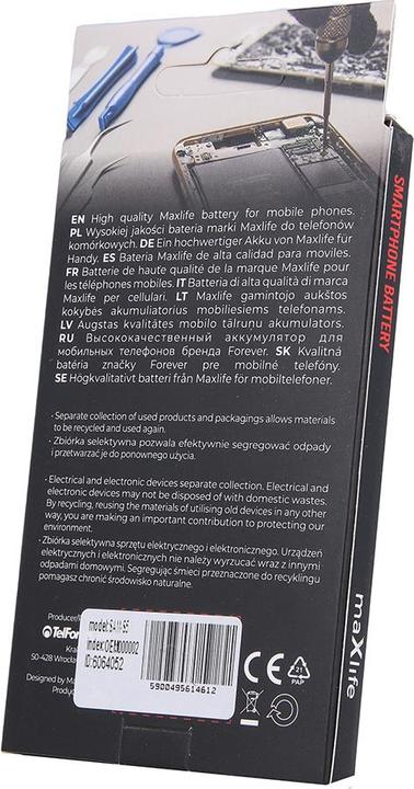Produktbild Maxlife Akku für Samsung Galaxy S5 G900 / S5 Neo / EB-BG900BBE 3000mAh