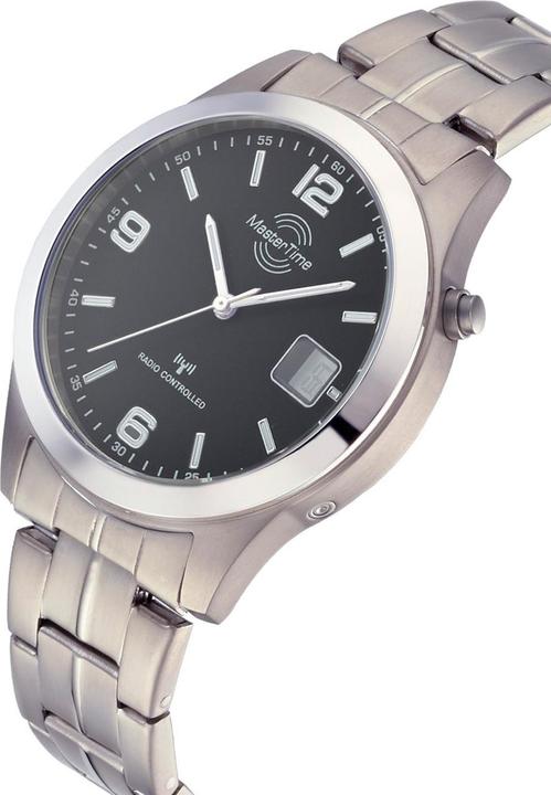 Produktbild Master Time MTGT-10349-22M Funk Expert Titan Series Herren 42mm (Lünette drehbar, Funkuhr, Analoguhr, Digitaluhr, 42 mm)