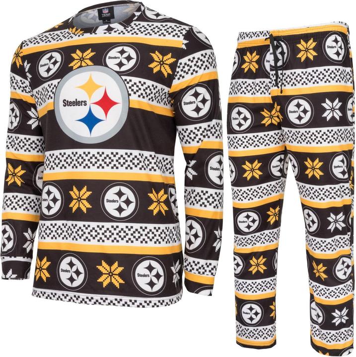 Produktbild Foco NFL Winter XMAS Pyjama Schlafanzug Pittsburgh Steelers - S (S)
