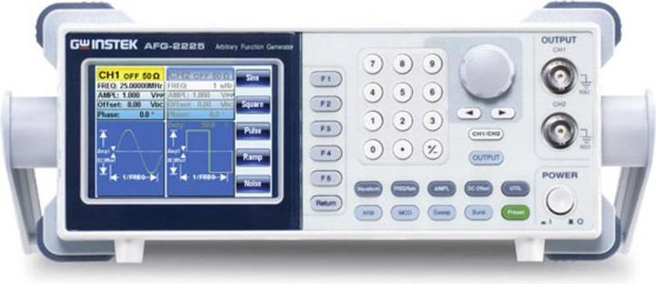 Produktbild GW Instek AFG-2225 Funktionsgenerator netzbetrieben 0.1 Hz - 25 MHz 2-Kanal Arb