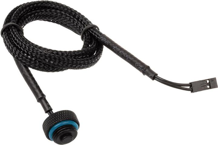 Actual product image XSPC 1/4 Inch 10k Temperature Sensor - Black Chrome