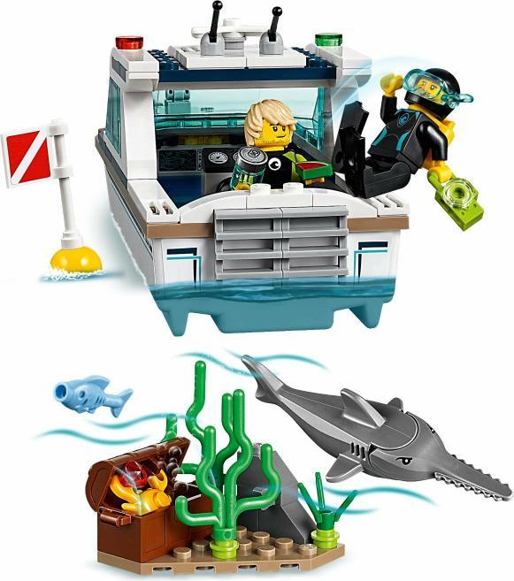 Actual product image LEGO Diving yacht (60221, LEGO City)