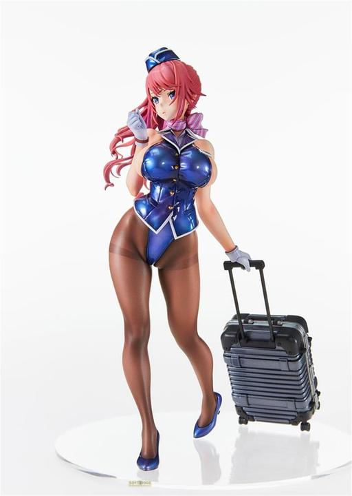 Actual product image Vertex Original Character PVC Statue Tight na Oshigoto Work 3: Cabin Attendant Aya Saionji Antenna Shop Lim