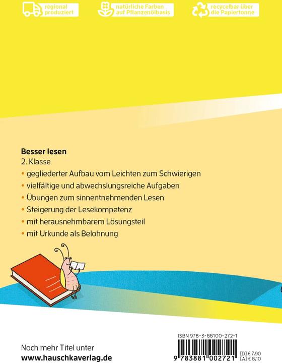 Actual product image Besser lesen 2. Klasse (German, Andrea Guckel, 2012)