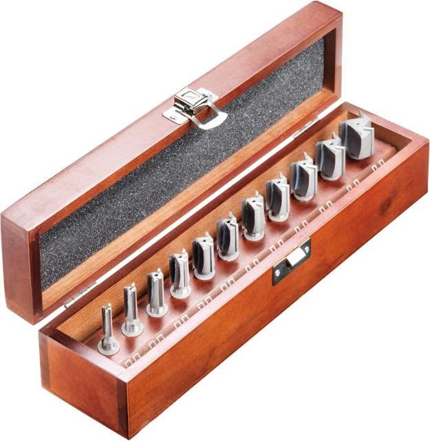 Immagine prodotto technocraft Set di punte per fresa a 3 tagli, 11 pezzi.