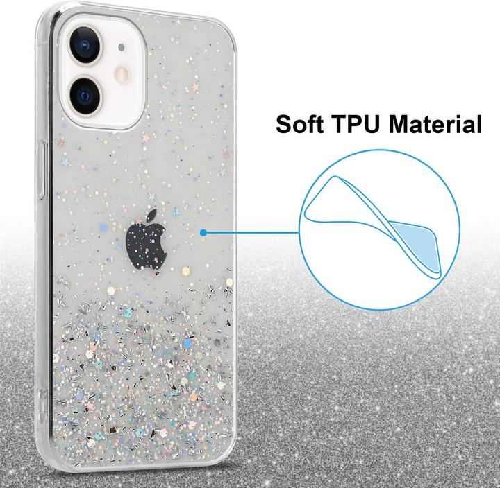 Image du produit Cadorabo Coque TPU funkelnder Glitter (Apple iPhone 12 mini)