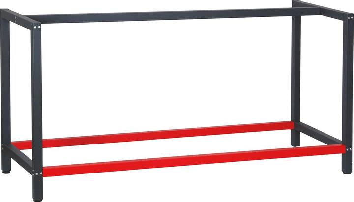Actual product image Wiltec Workbench frame 175x57x81cm steel workbench frame Table frame Workbench (57 cm, 175 cm)