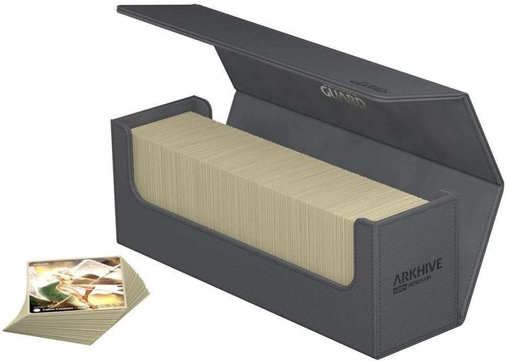Actual product image Ultimate Guard Card Box XenoSkin Arkhive Monocolor 400+ Grey