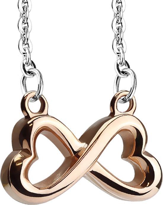 Produktbild Star Piercing Kette silber Anhänger Unendlich rosegold (Chirurgenstahl 316L, ohne Messing)